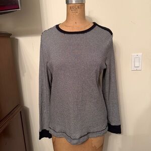 Lauren Ralph Lauren Striped Long Sleeve Shirt Top